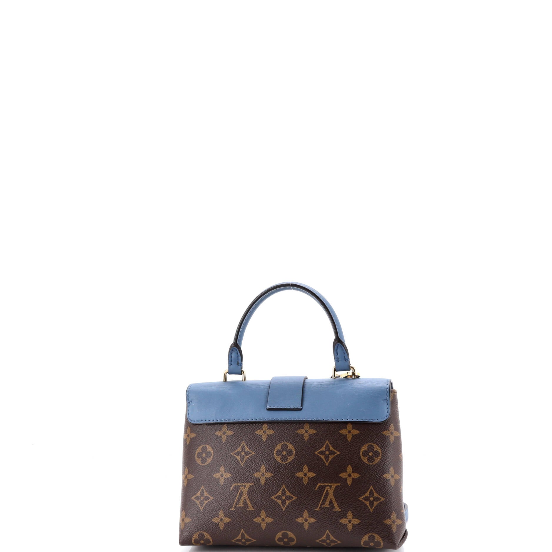 Locky Handbag Monogram Canvas with Leather BB