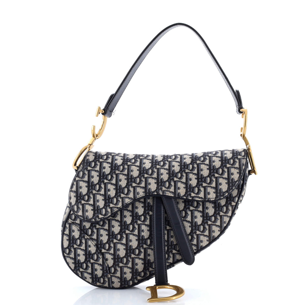 Saddle Handbag Oblique Canvas Medium