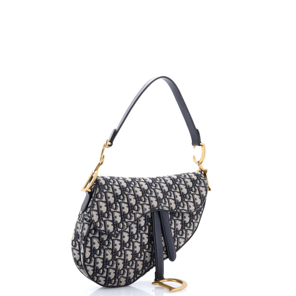 Saddle Handbag Oblique Canvas Medium