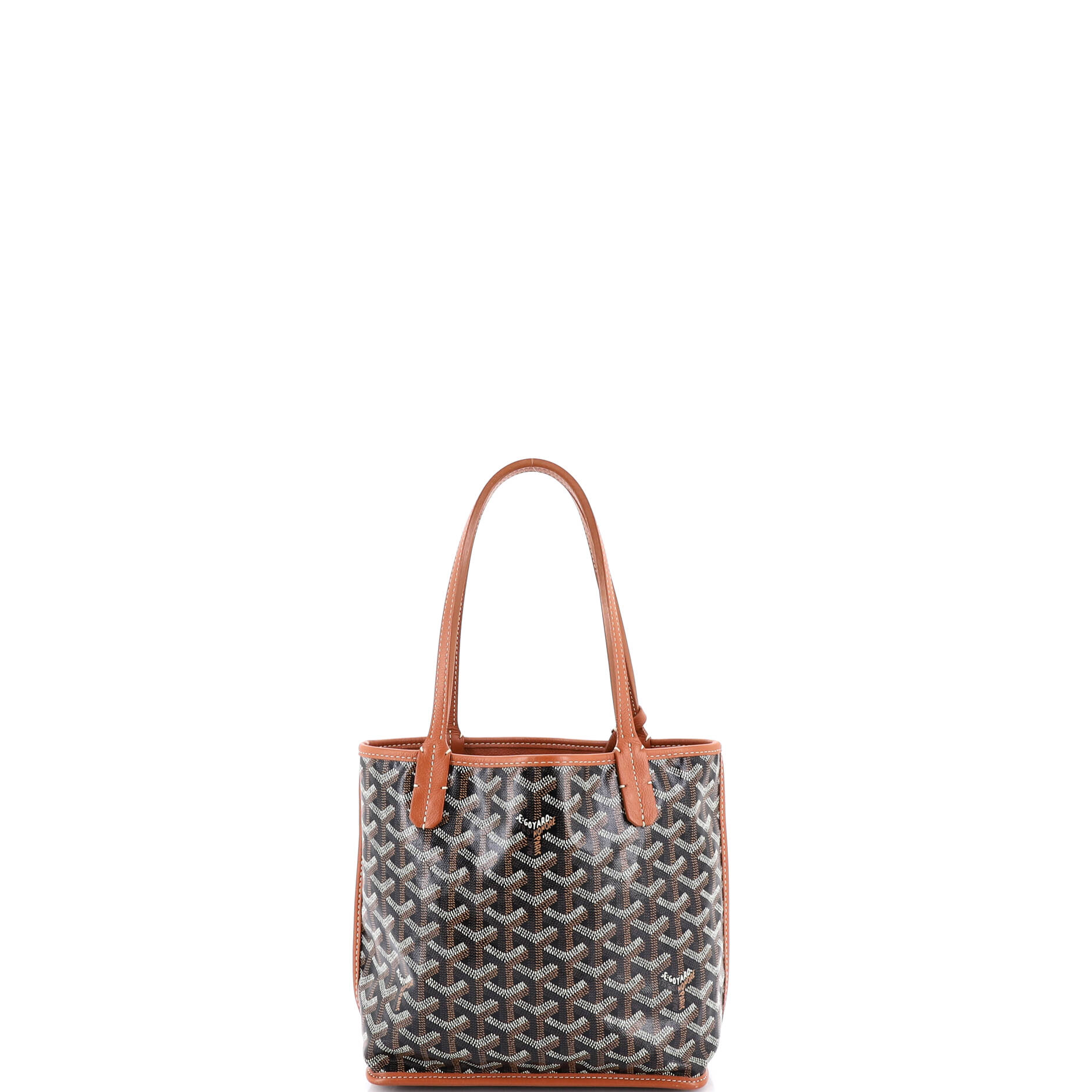 Anjou Reversible Tote Coated Canvas Mini