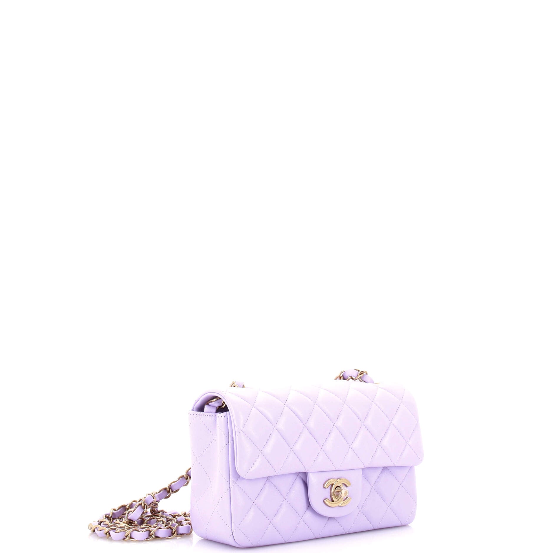 Classic Single Flap Bag Quilted Lambskin Mini