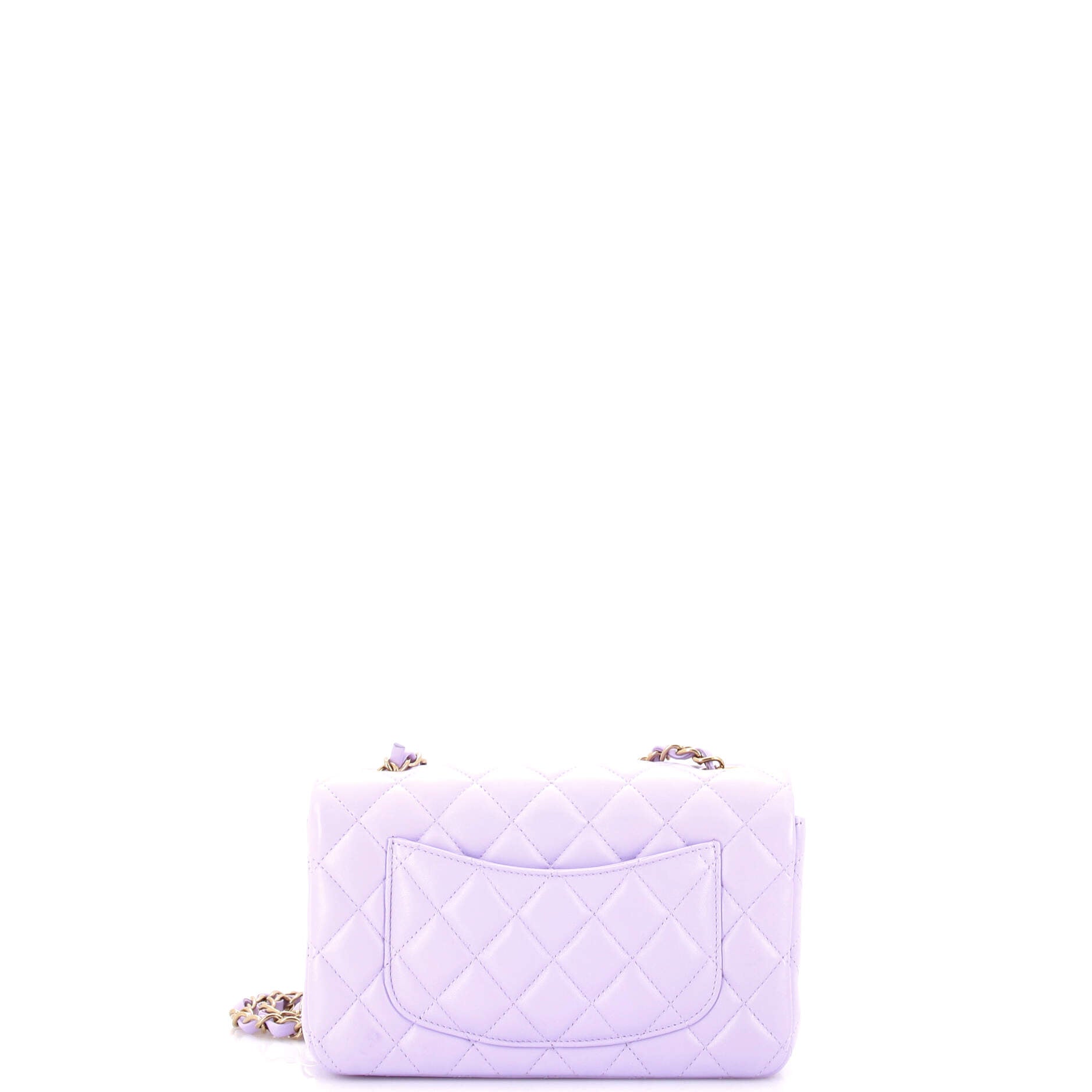 Classic Single Flap Bag Quilted Lambskin Mini