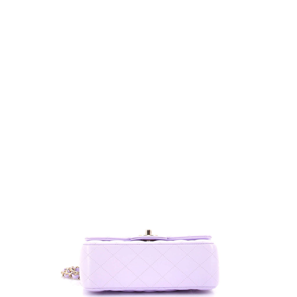 Classic Single Flap Bag Quilted Lambskin Mini
