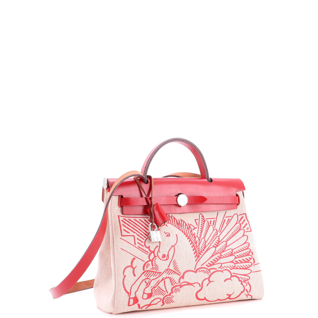 Herbag Zip Pegase Pop Toile and Leather 31