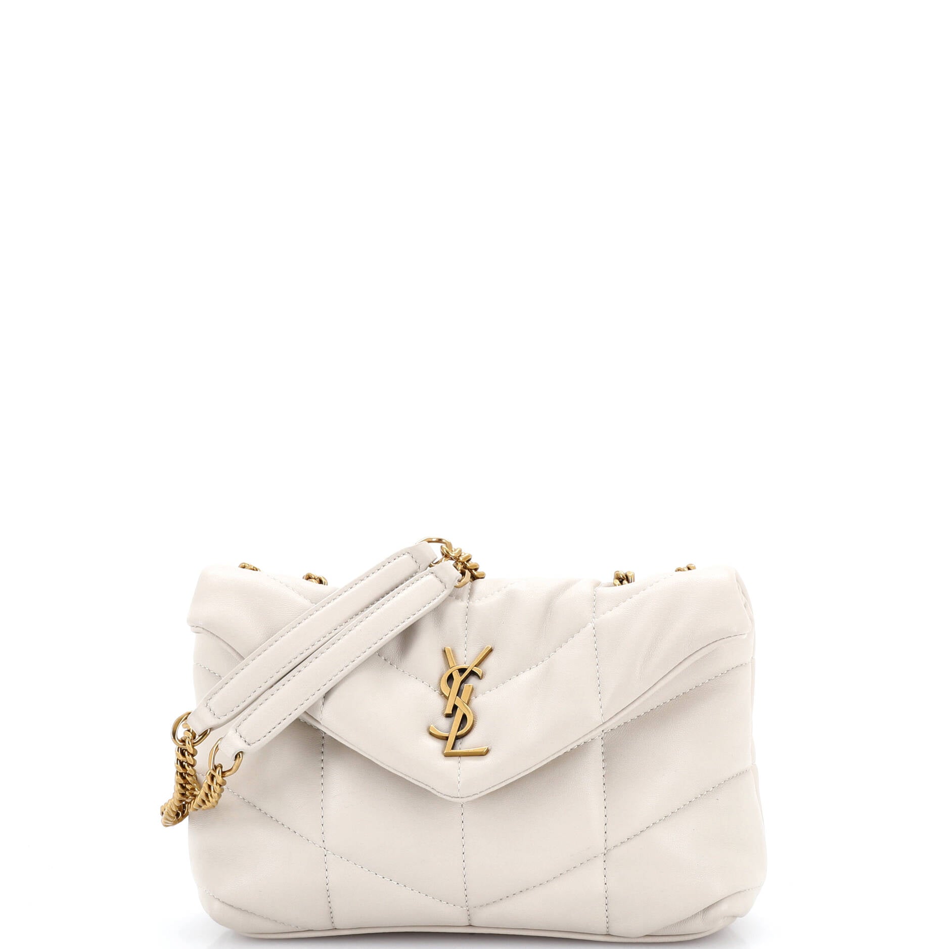 Loulou Puffer Shoulder Bag Quilted Leather Mini