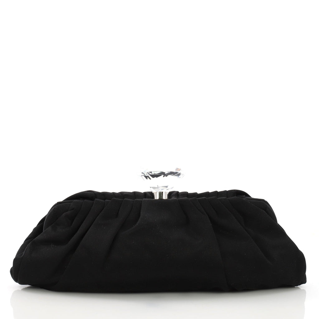 Diamond Clutch Satin