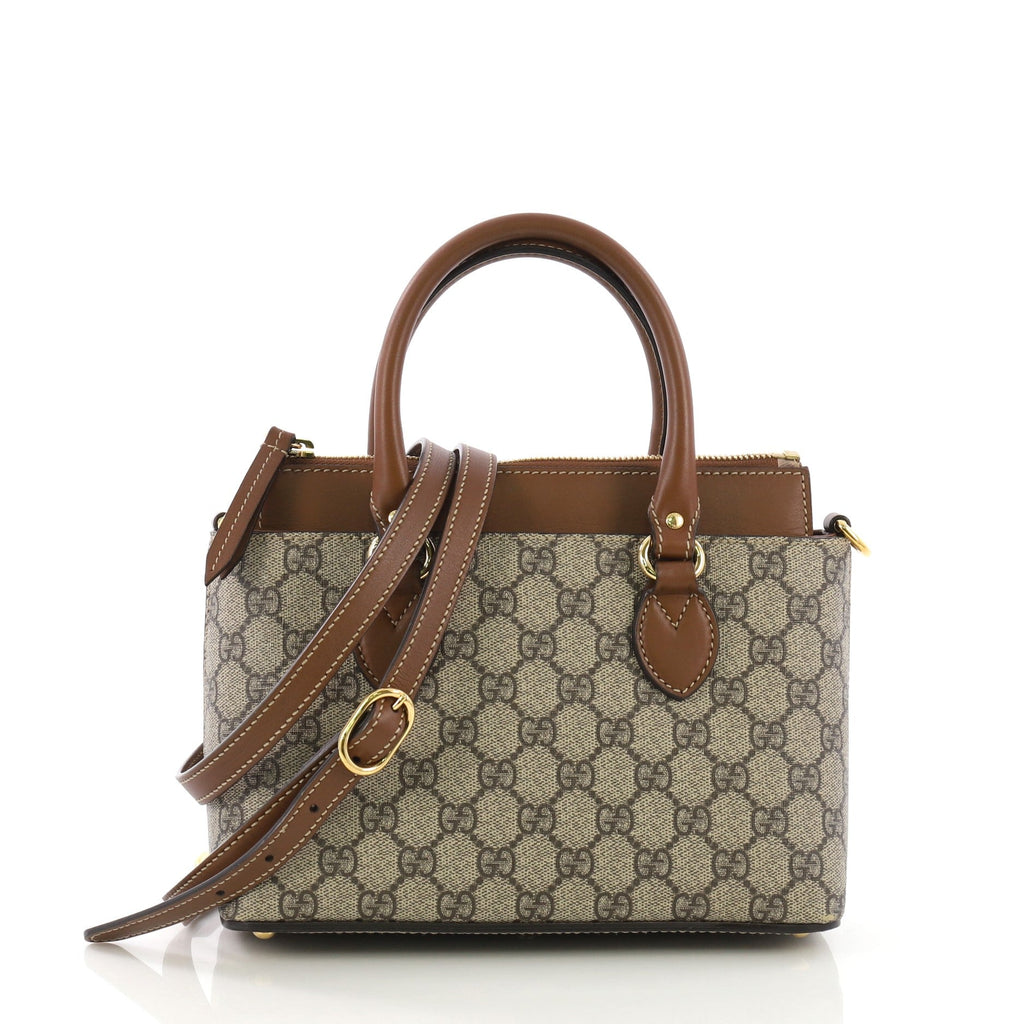 Linea A Convertible Tote GG Coated Canvas Mini