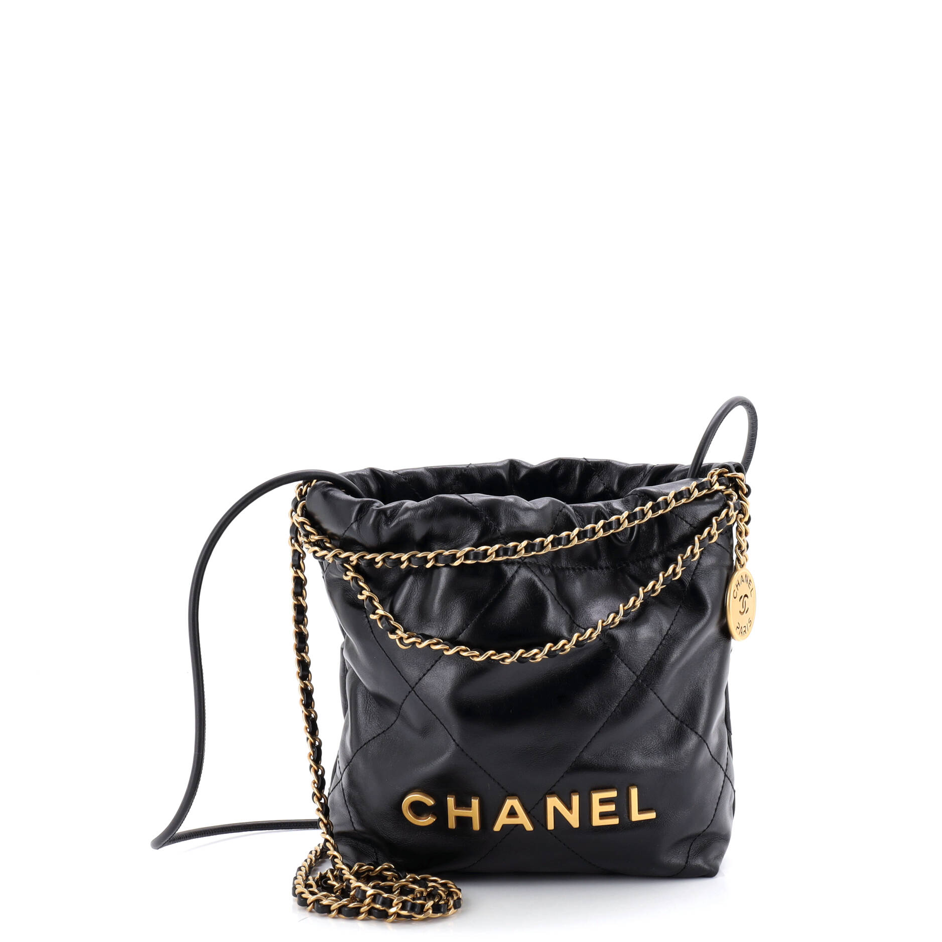 22 Chain Hobo Quilted Calfskin Mini