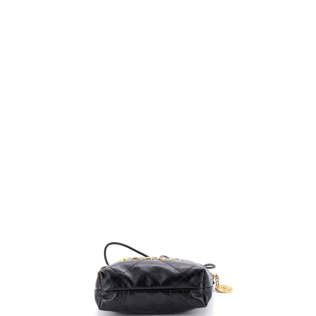 22 Chain Hobo Quilted Calfskin Mini