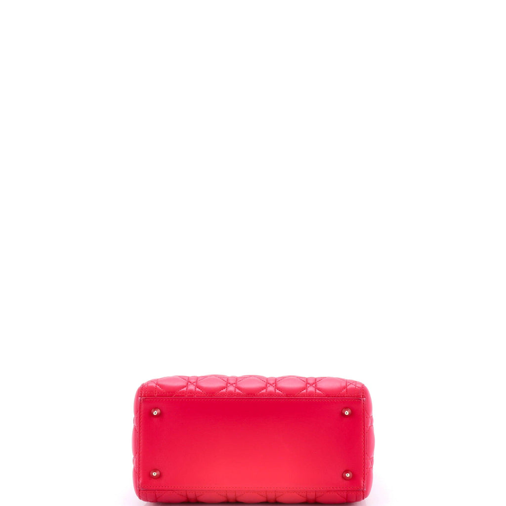 Lady Dior Bag Cannage Quilt Lambskin Medium