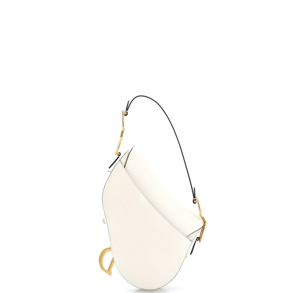 Saddle Handbag Leather Medium