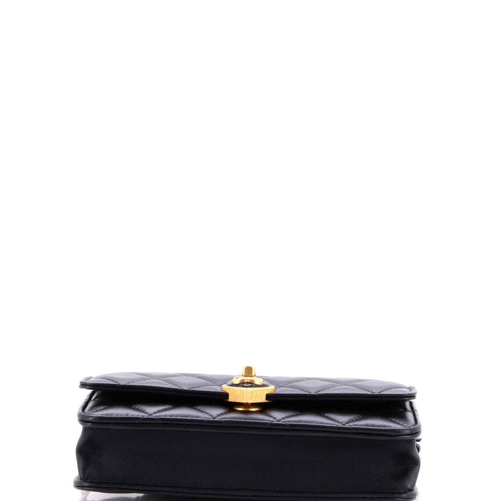 Coco Love CC Heart Wallet on Chain Quilted Lambskin