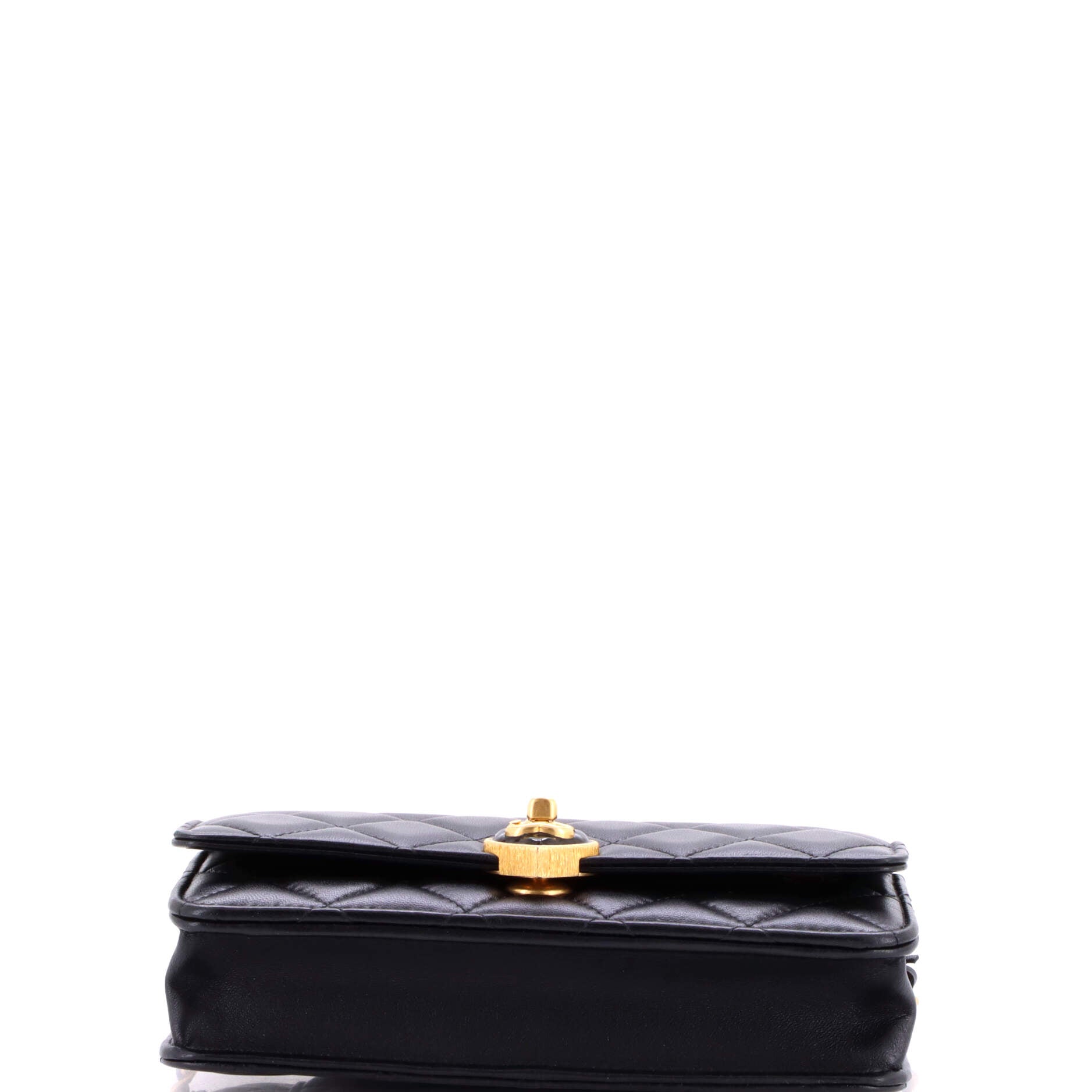 Coco Love CC Heart Wallet on Chain Quilted Lambskin