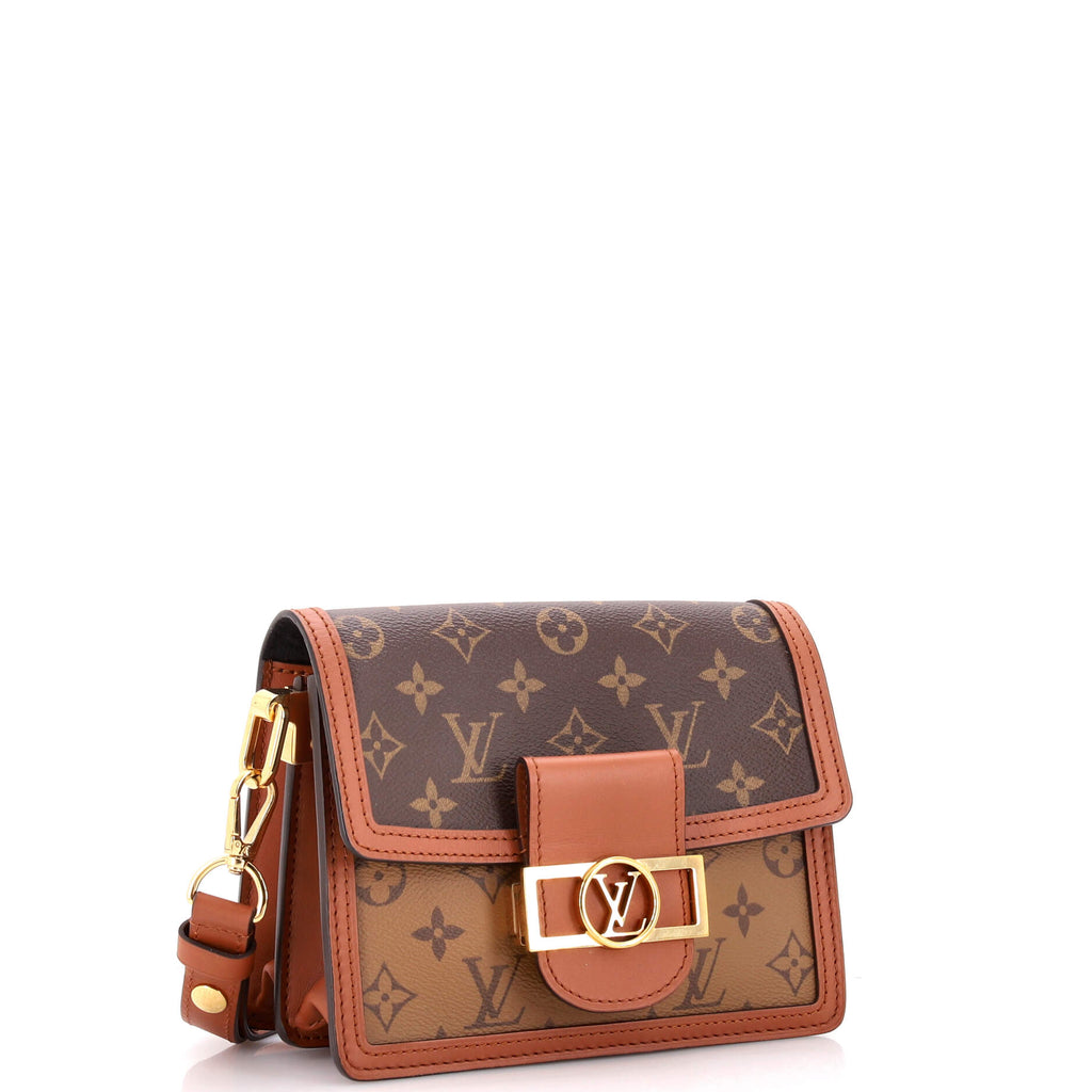 Dauphine Shoulder Bag Reverse Monogram Canvas Mini