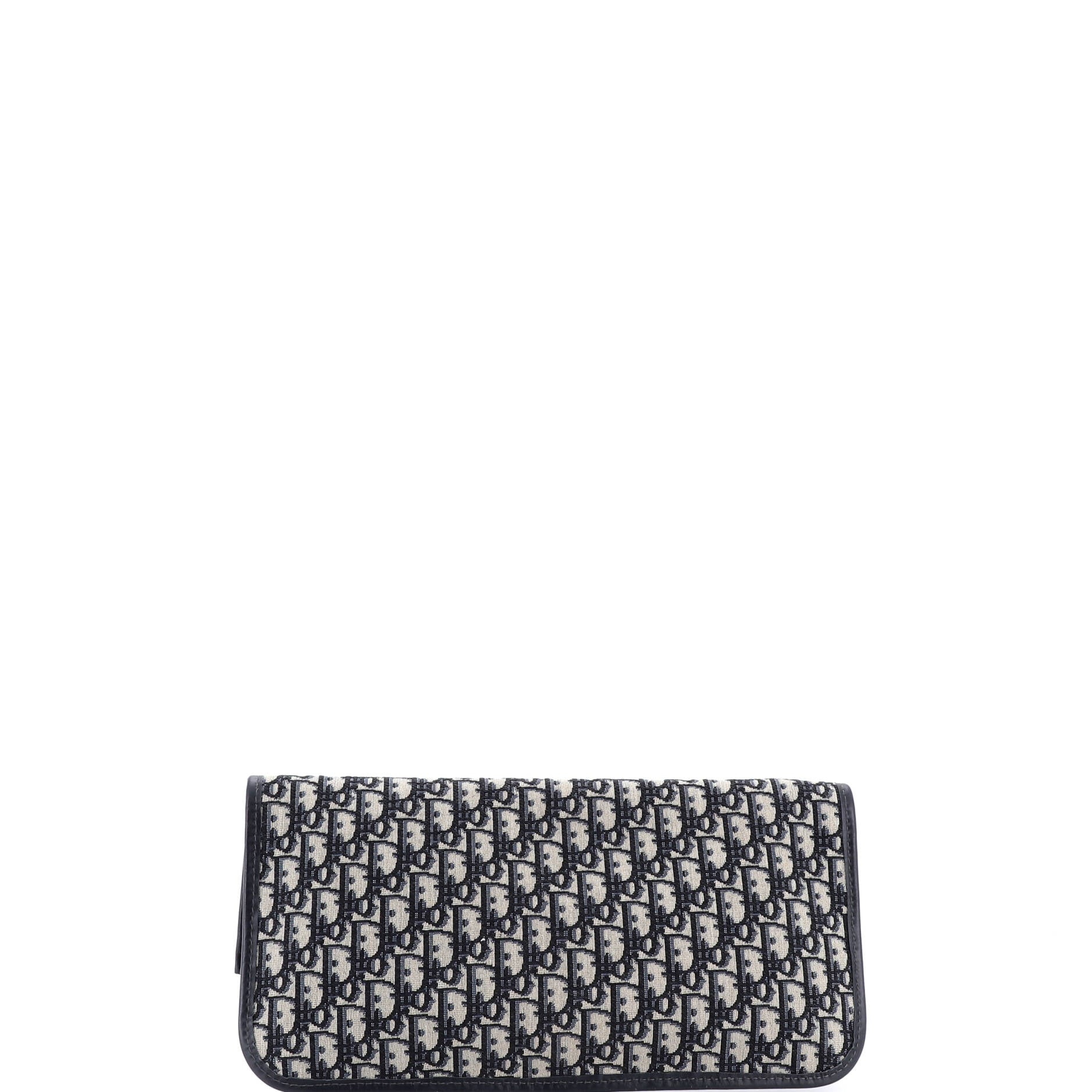 Fold Over Clutch Oblique Canvas