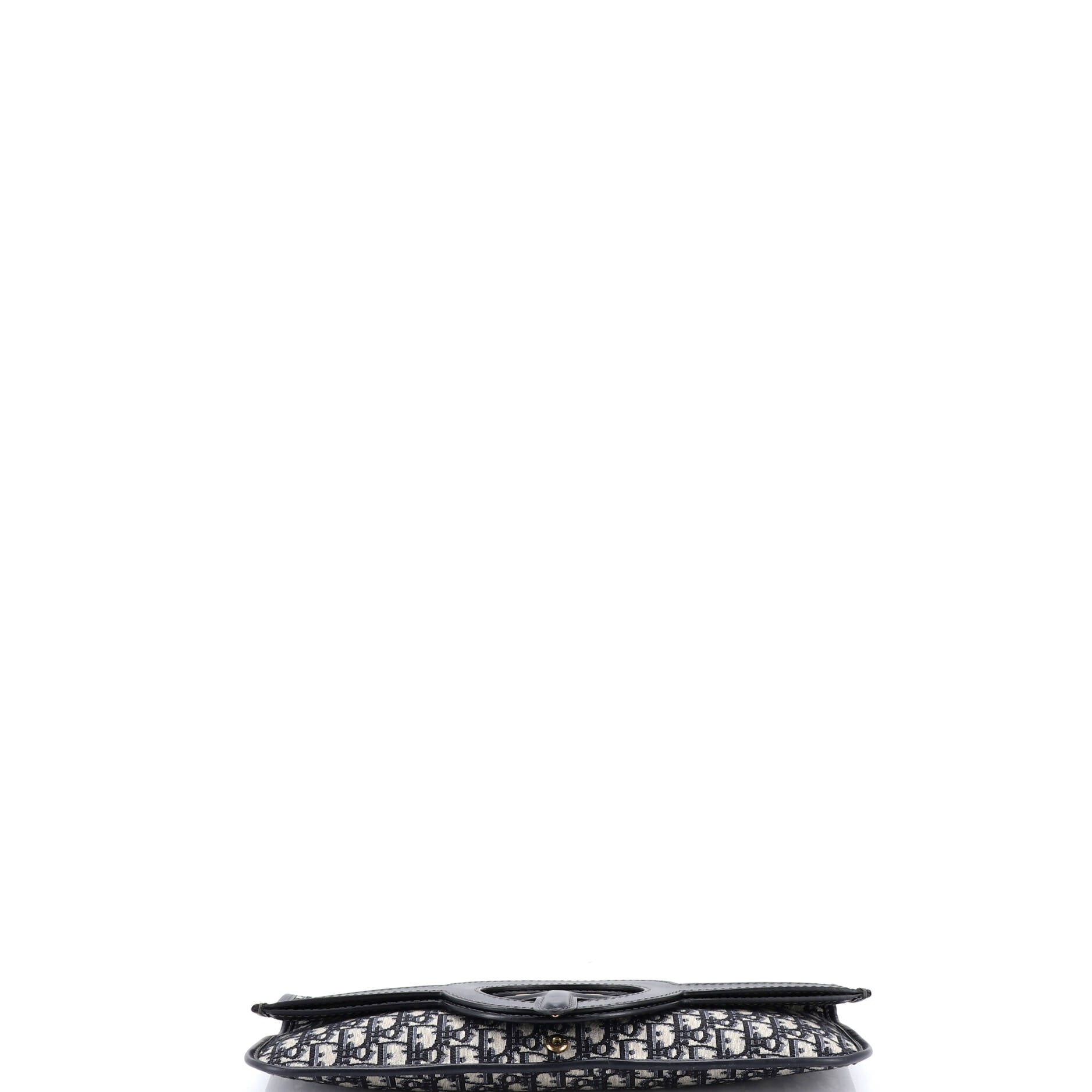 Fold Over Clutch Oblique Canvas