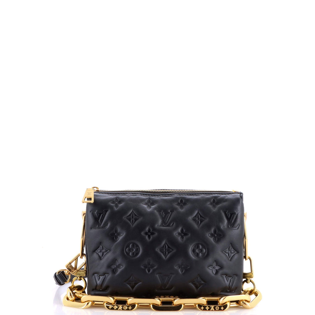 Coussin Bag Monogram Embossed Lambskin BB