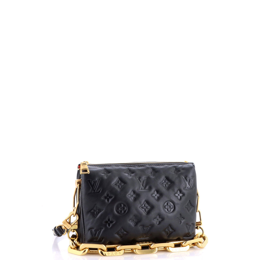 Coussin Bag Monogram Embossed Lambskin BB