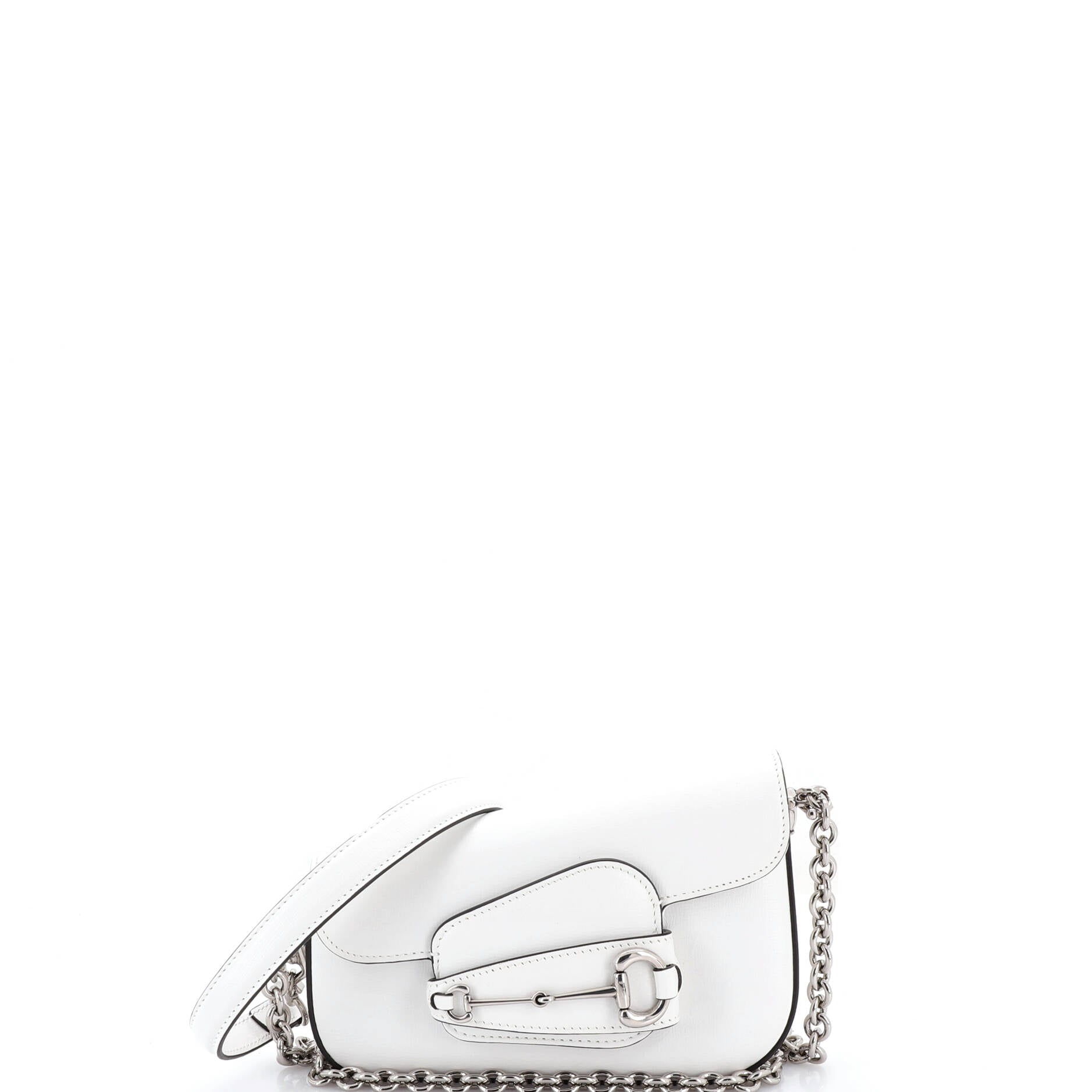 Horsebit 1955 Asymmetric Shoulder Bag Leather Mini