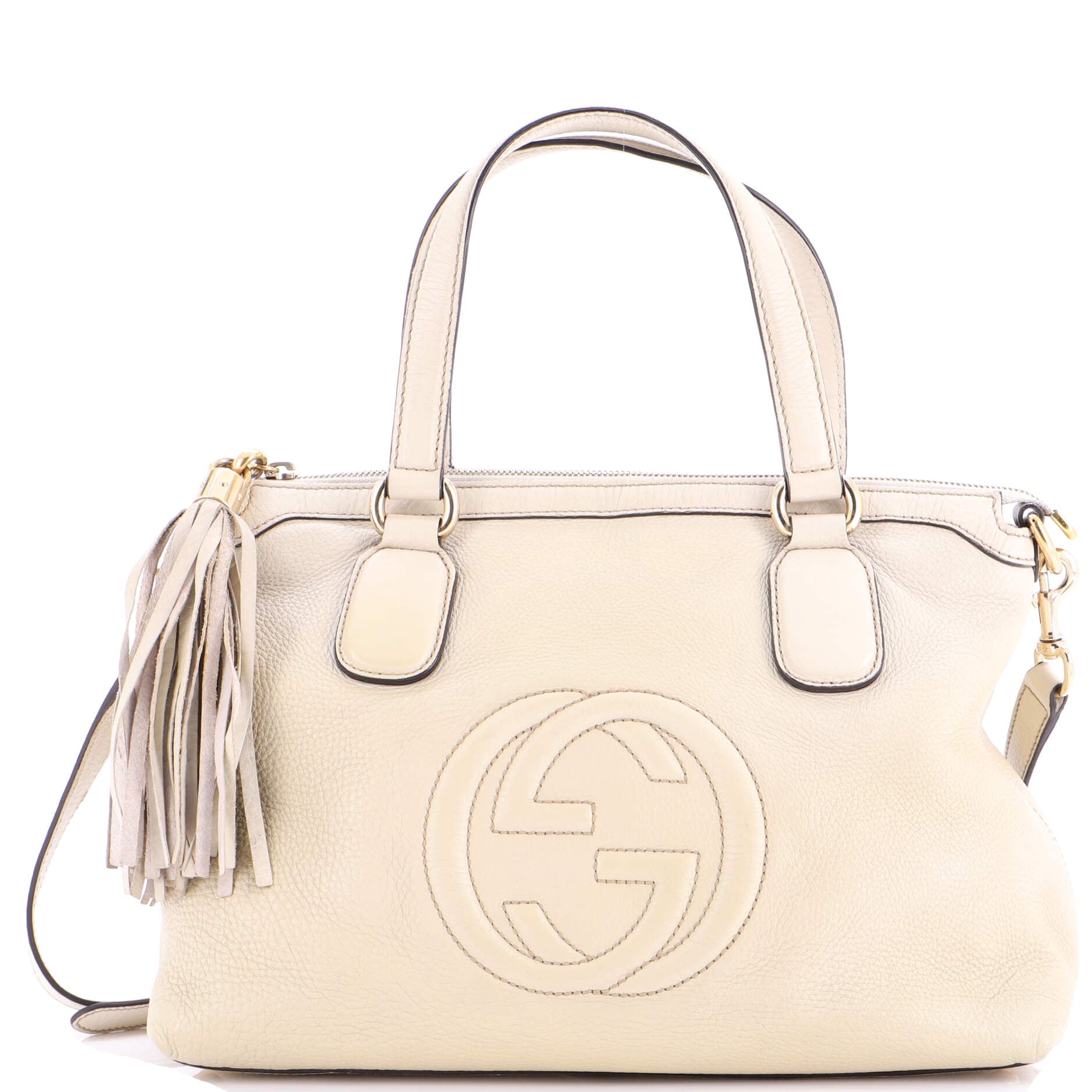 Soho Convertible Soft Top Handle Bag Leather