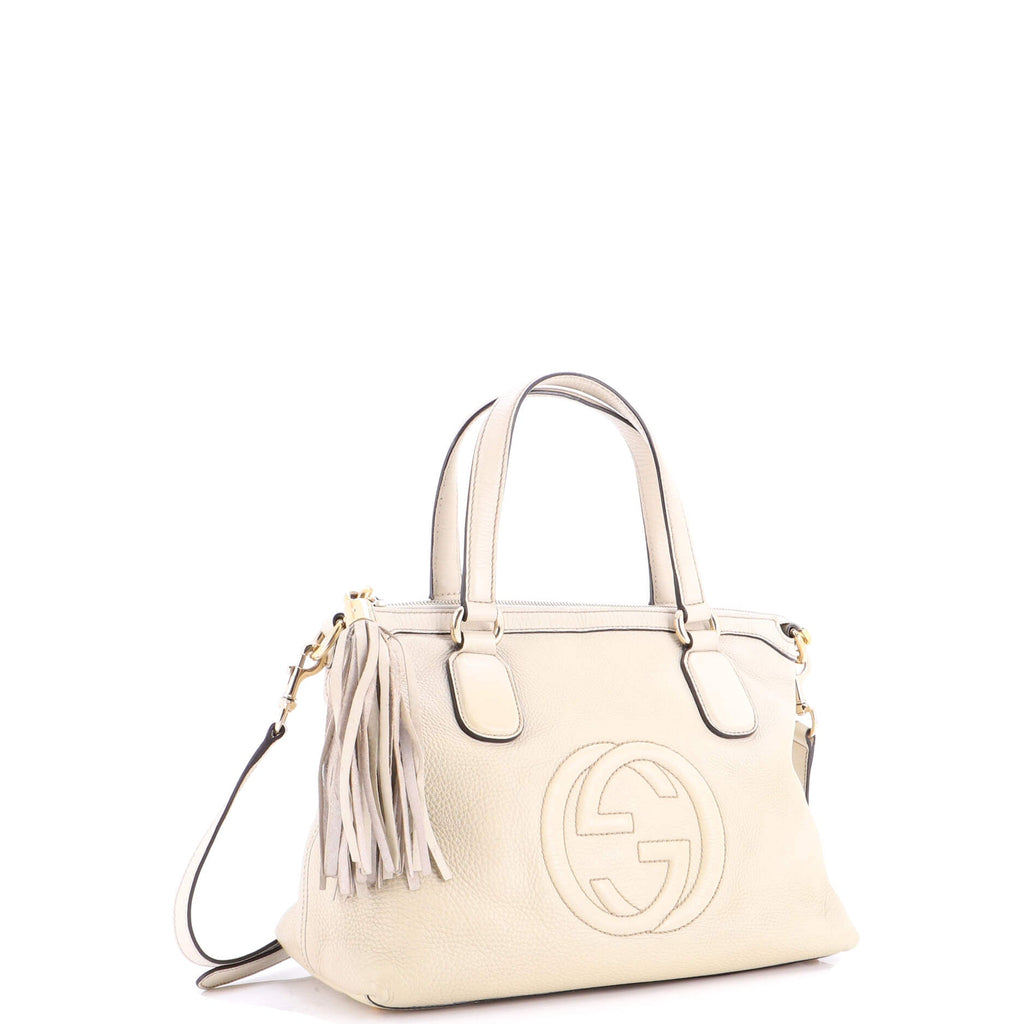 Soho Convertible Soft Top Handle Bag Leather