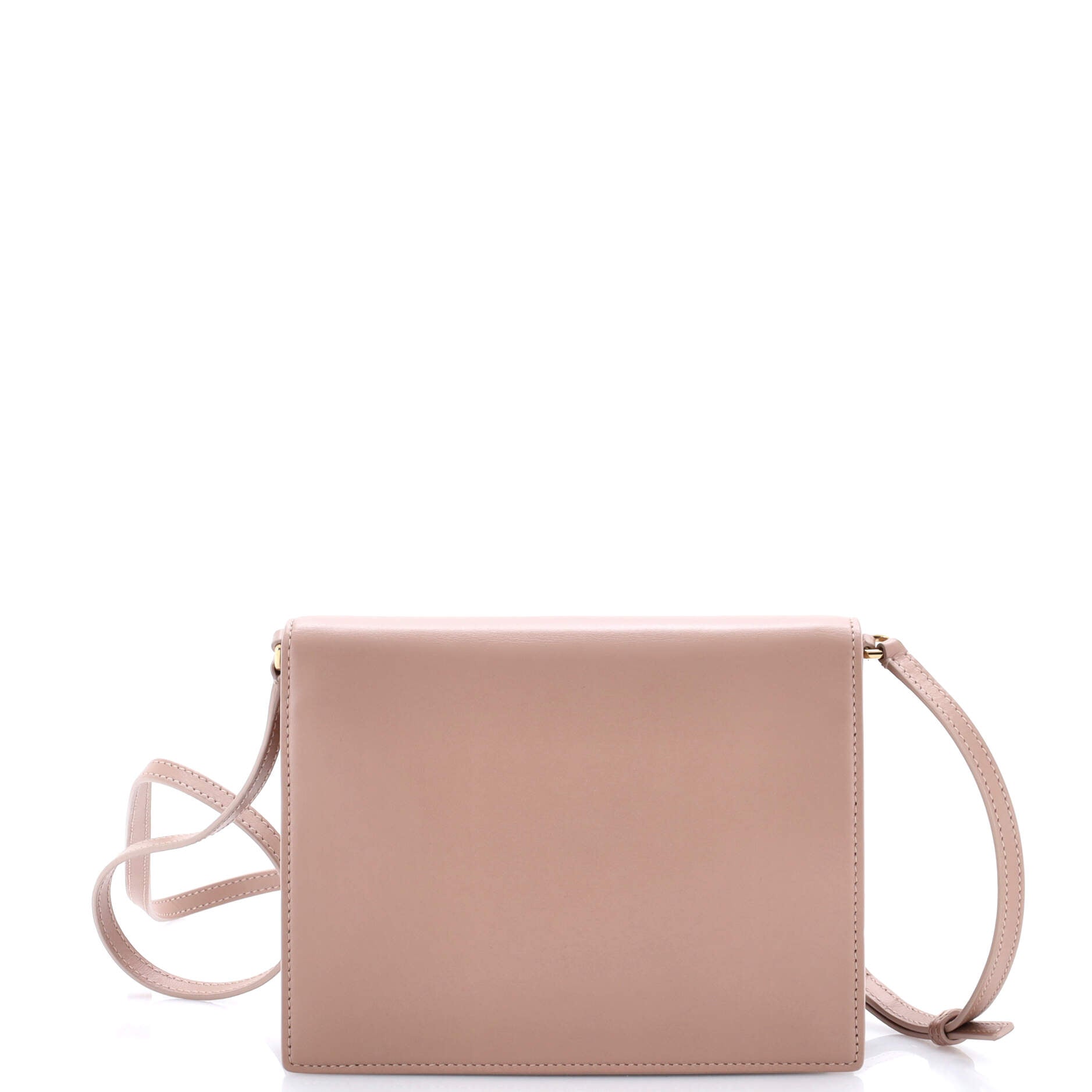DG Logo Flap Shoulder Bag Leather Small