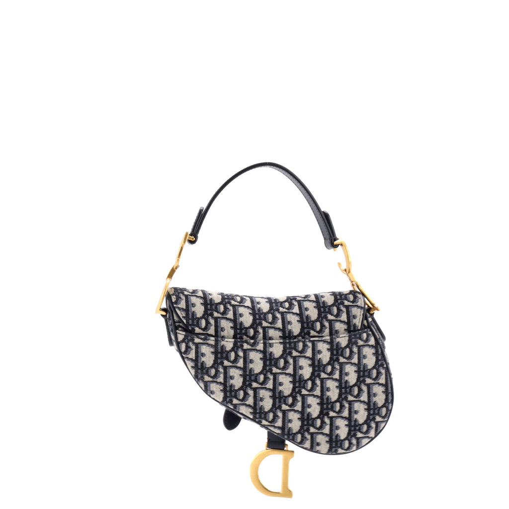 Saddle Handbag Oblique Canvas Mini