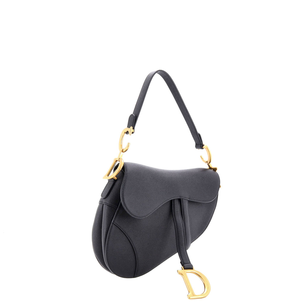 Saddle Handbag Leather Medium