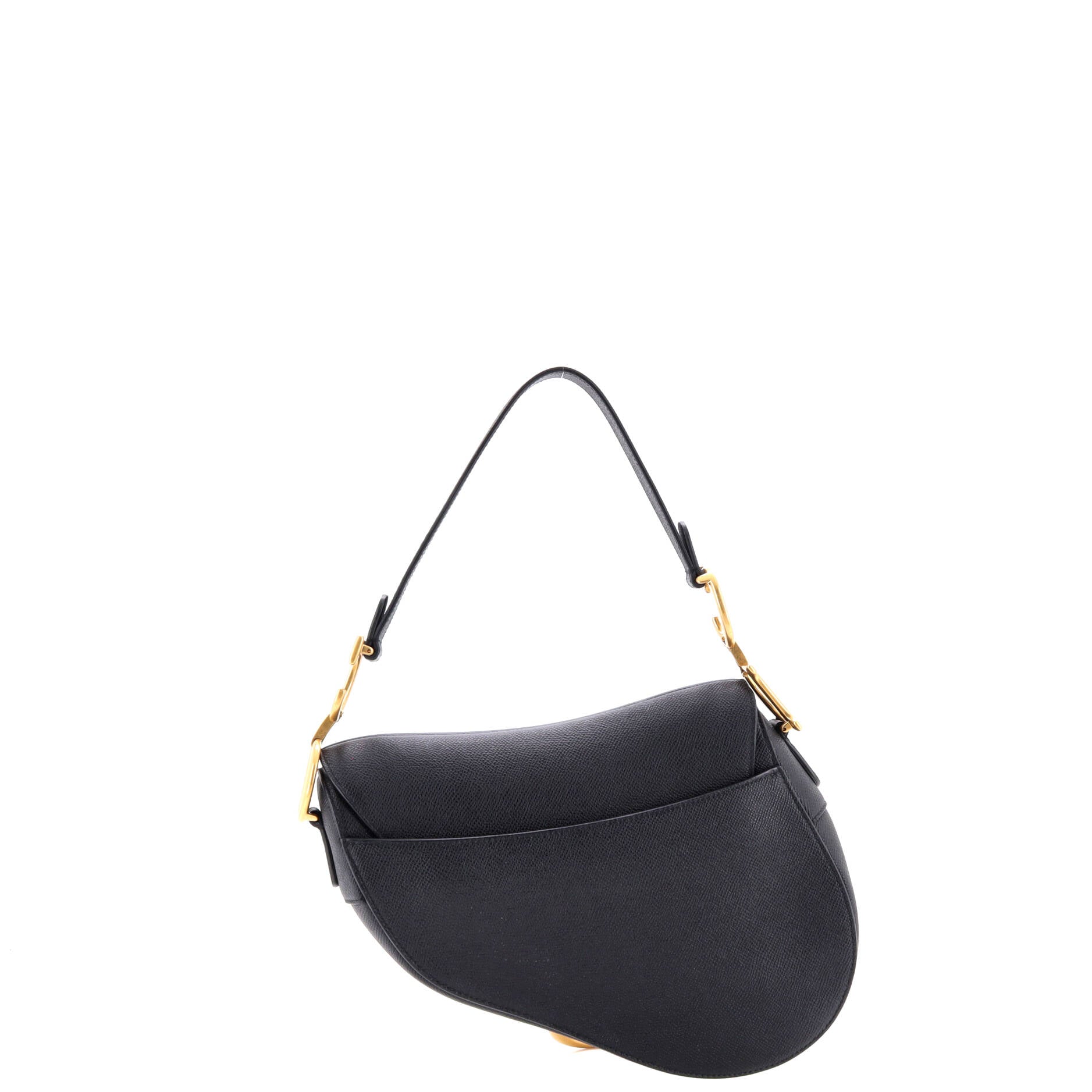 Saddle Handbag Leather Medium