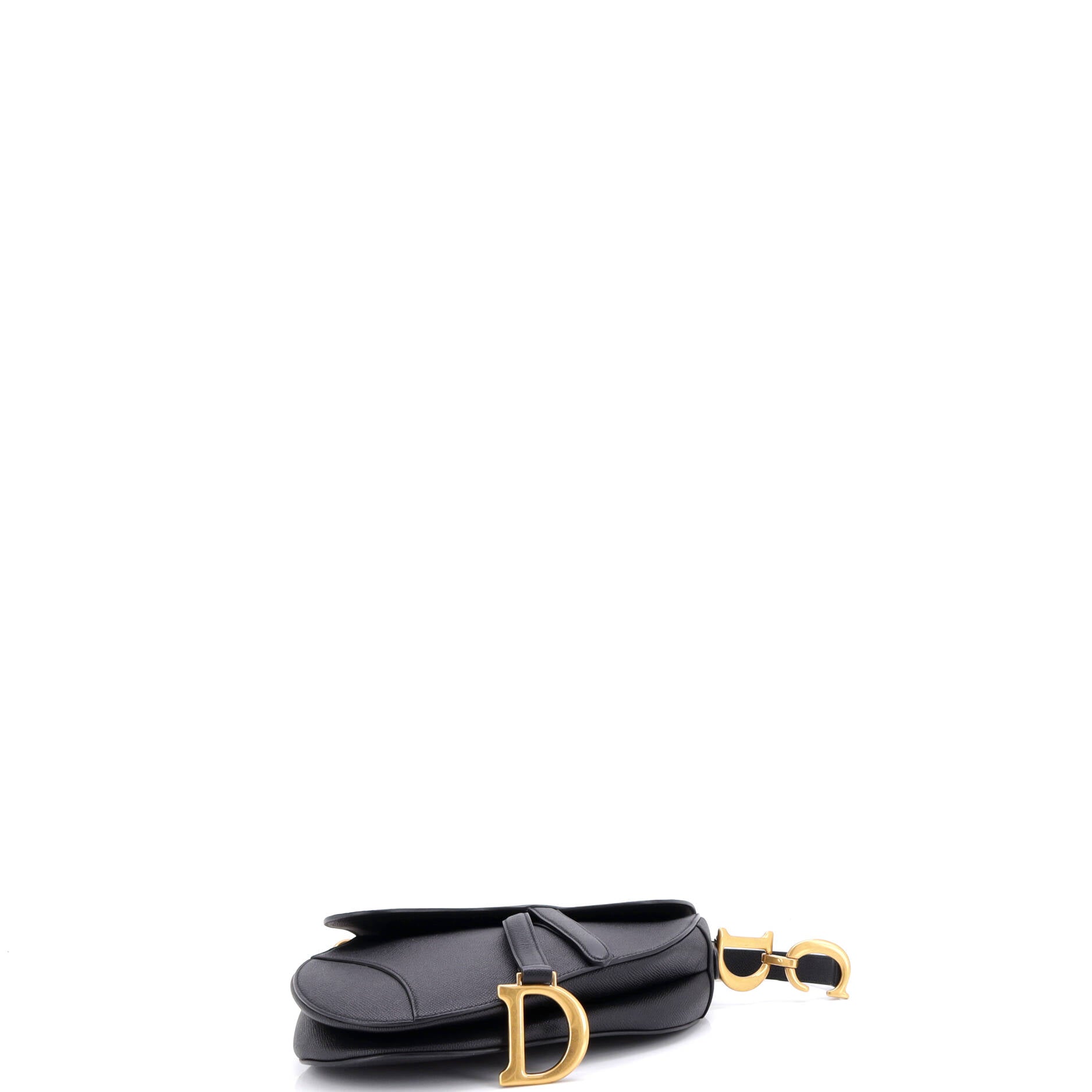 Saddle Handbag Leather Medium