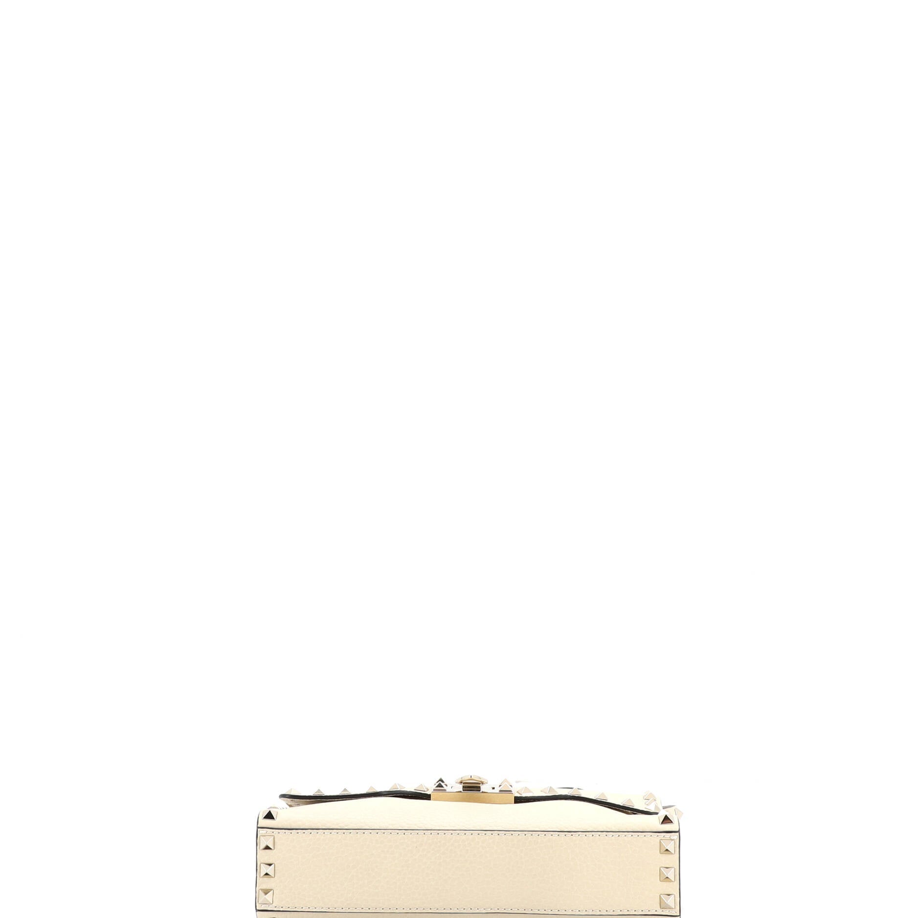 Rockstud Flip Lock Flap Bag Leather Medium