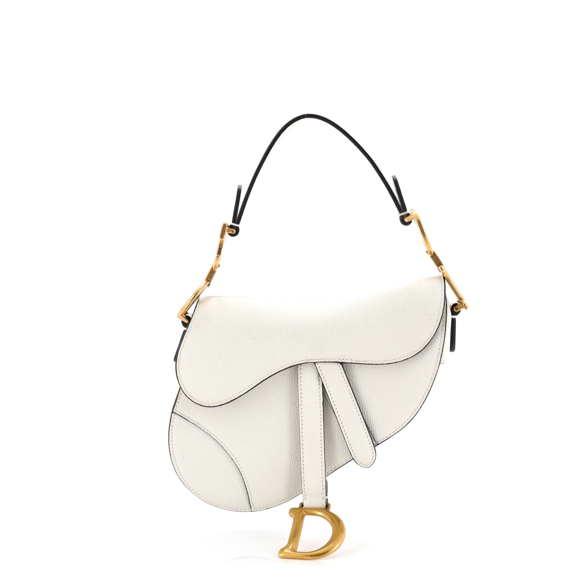 Saddle Handbag Leather Mini