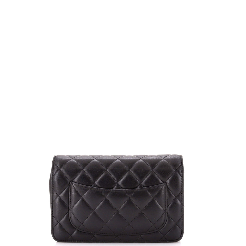 Wallet on Chain Quilted Lambskin