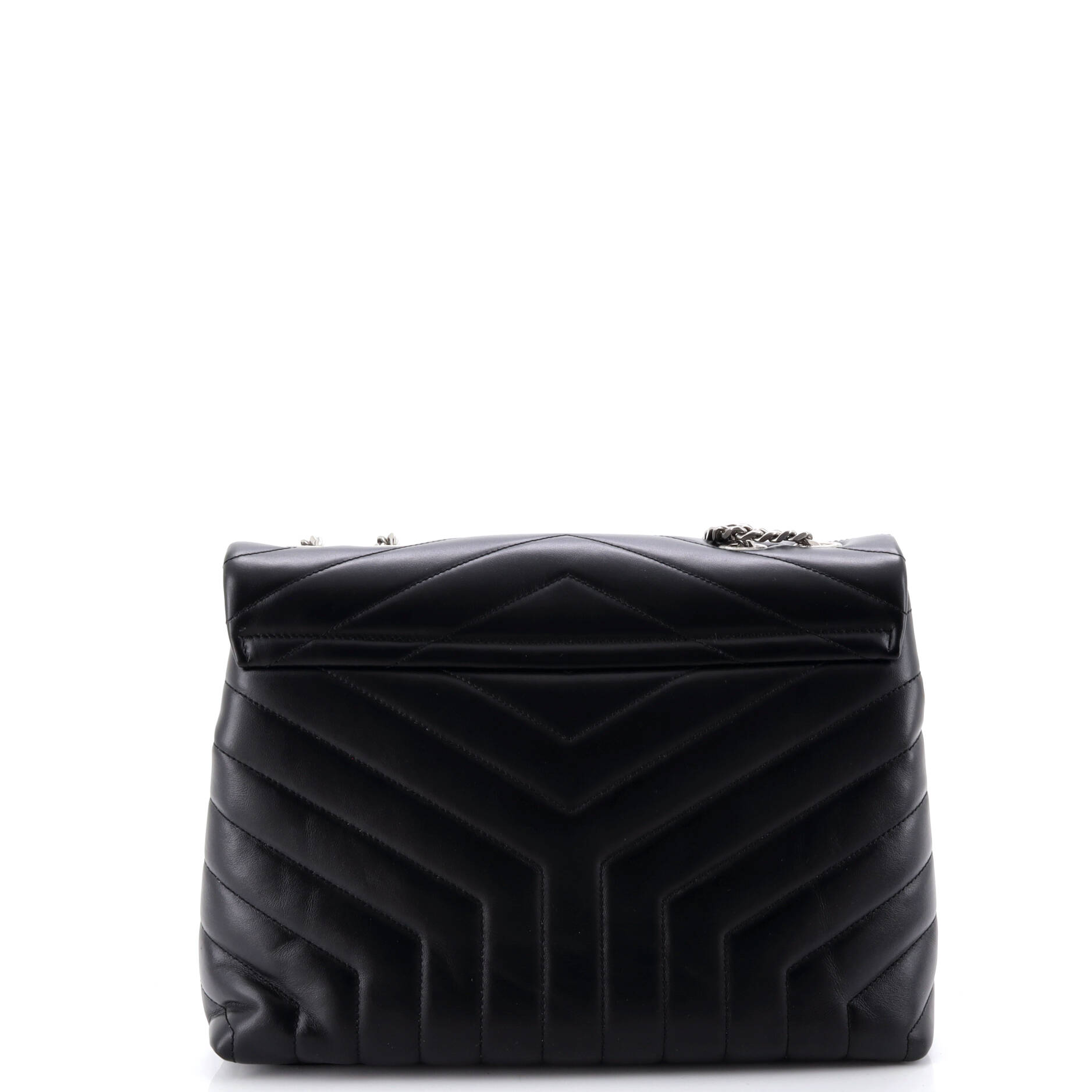 Loulou Shoulder Bag Matelasse Chevron Leather Medium