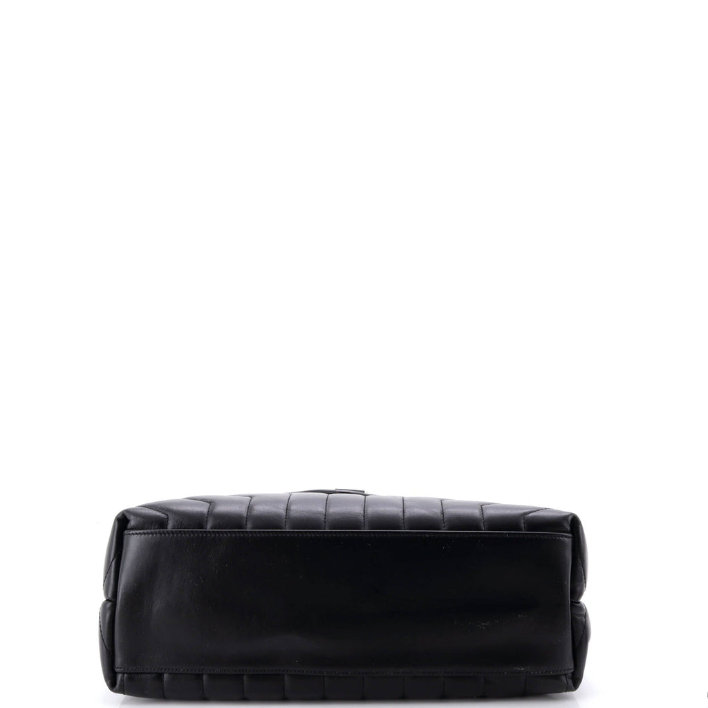 Loulou Shoulder Bag Matelasse Chevron Leather Medium