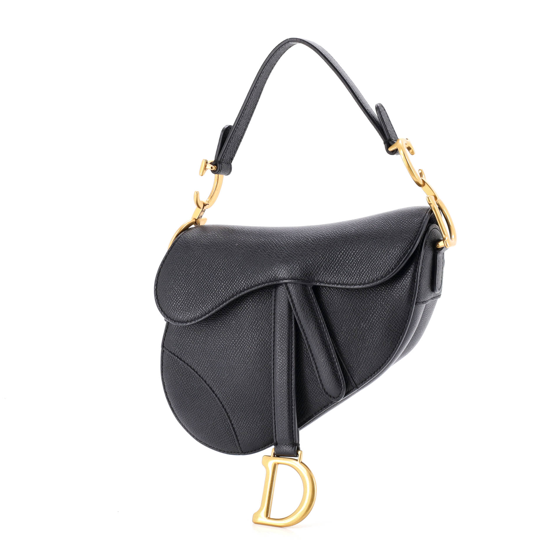 Saddle Handbag Leather Mini