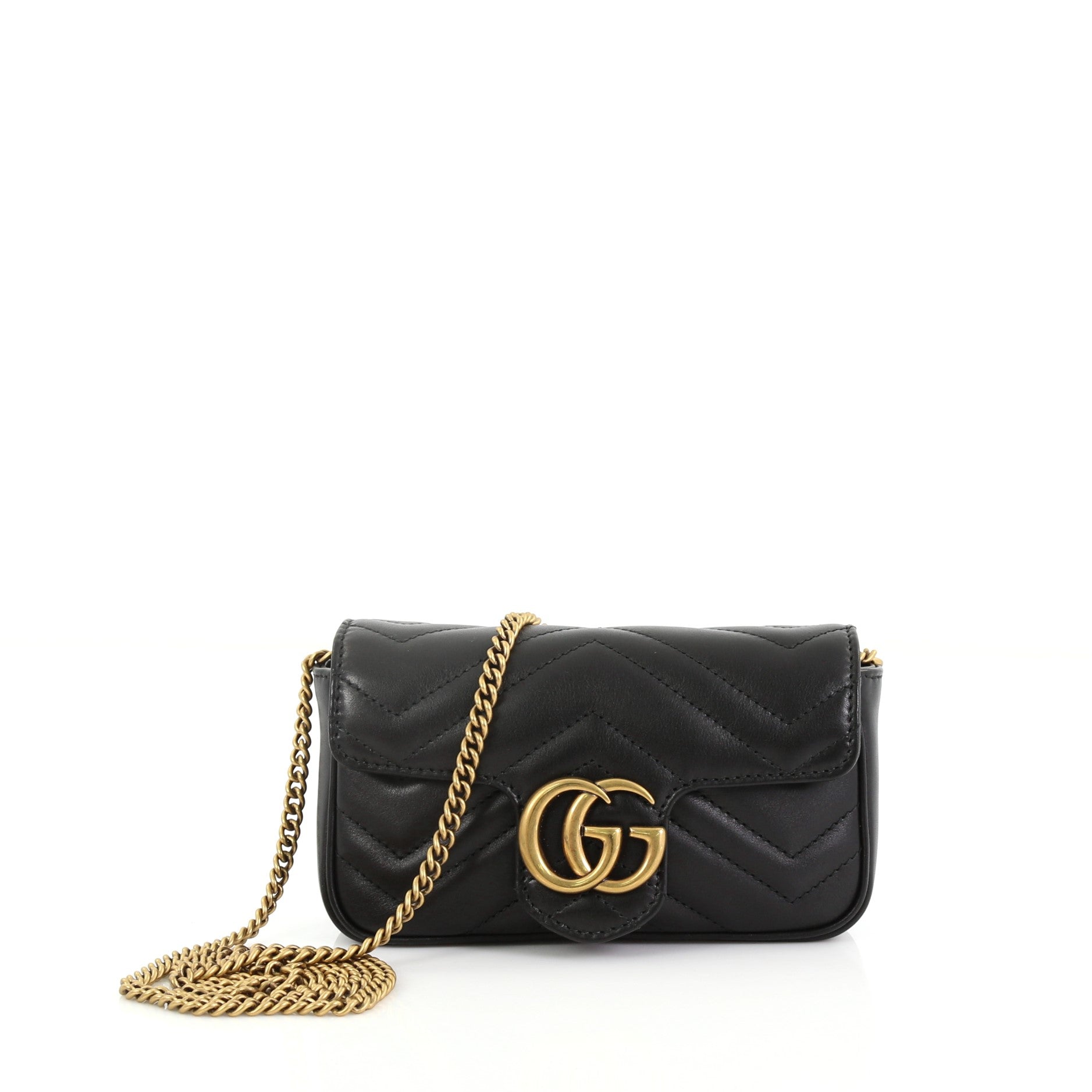 GG Marmont Flap Bag Matelasse Leather Super Mini