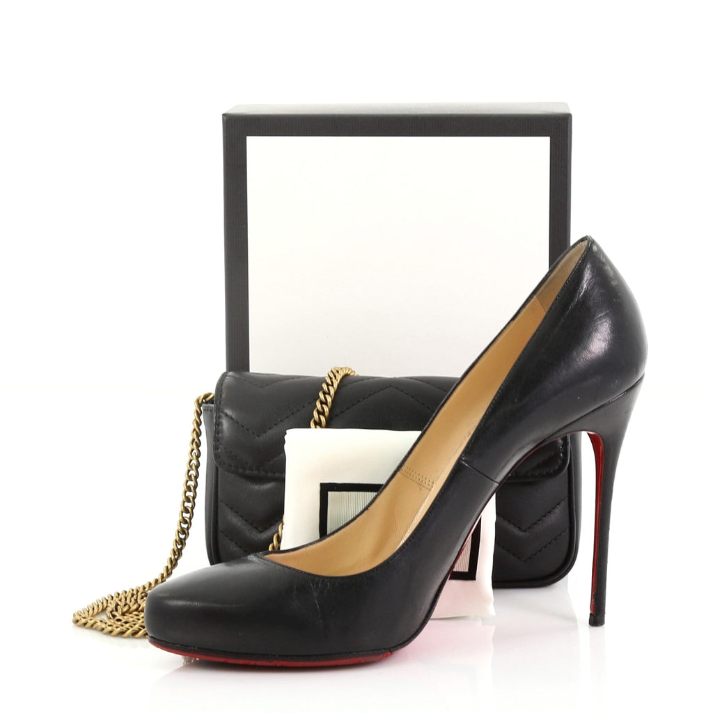 GG Marmont Flap Bag Matelasse Leather Super Mini