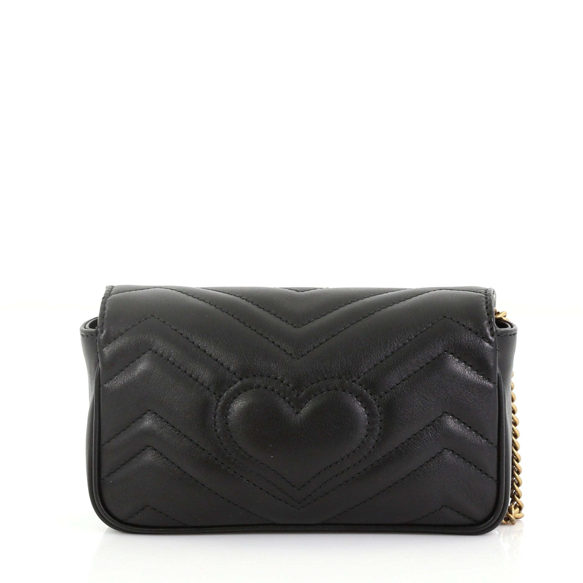 GG Marmont Flap Bag Matelasse Leather Super Mini