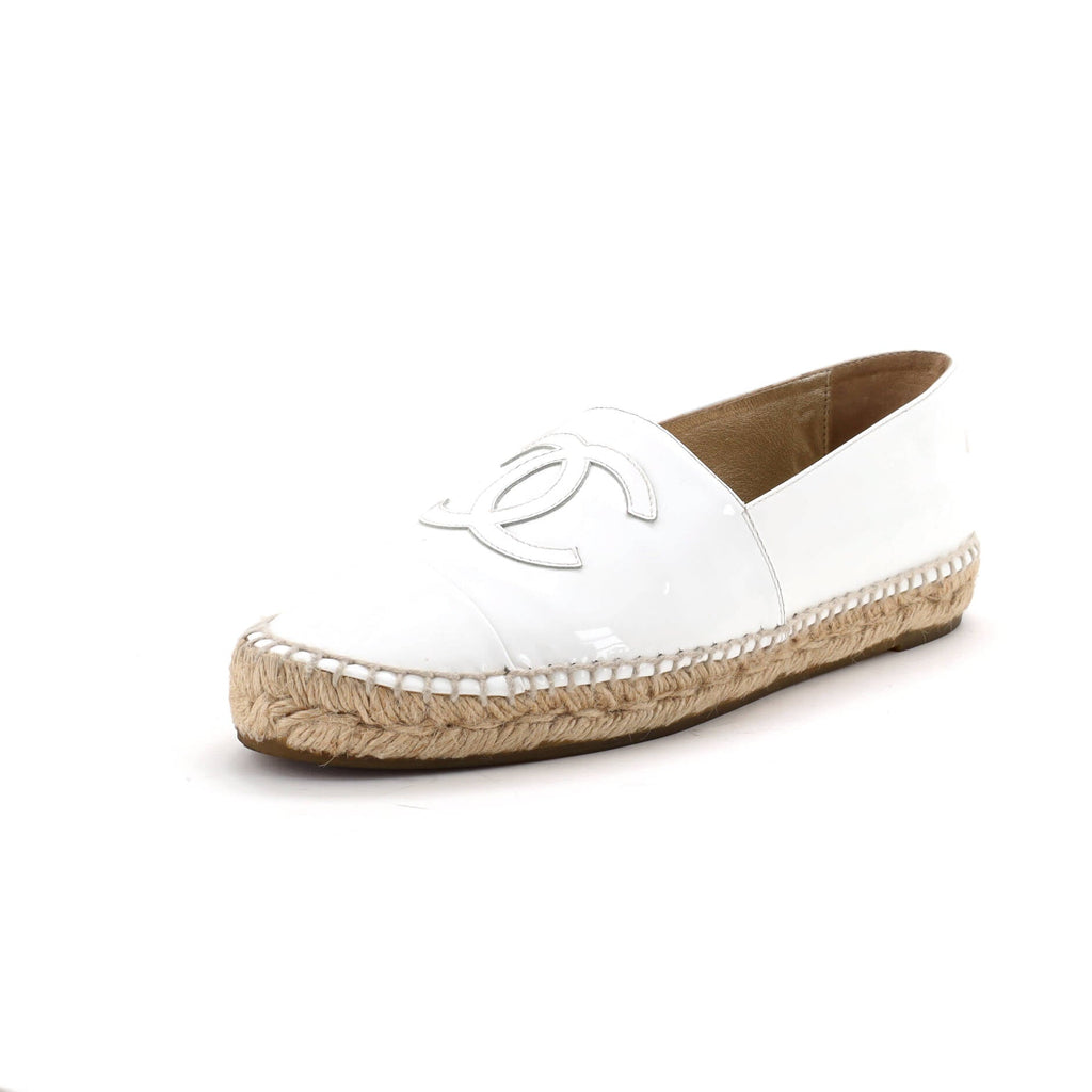 Women's CC Cap Toe Espadrilles Patent