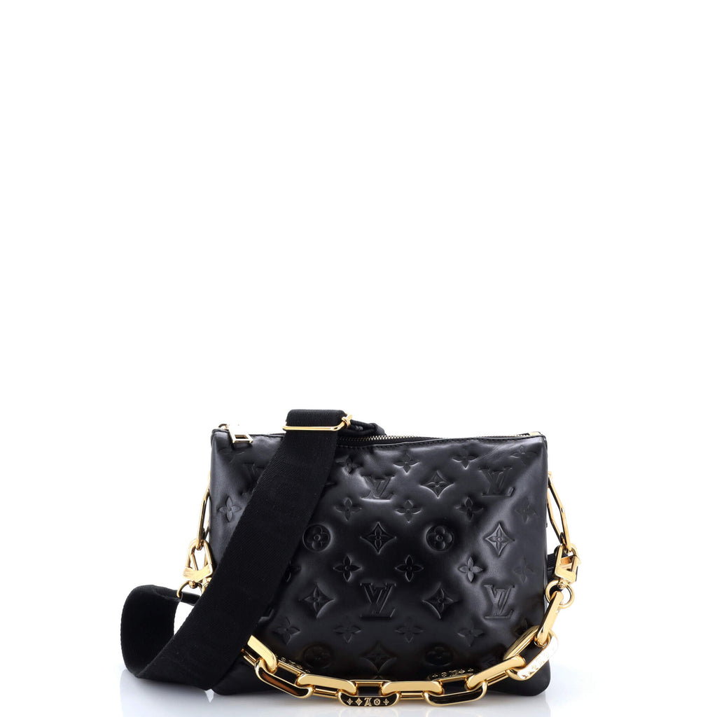 Coussin Bag Monogram Embossed Lambskin PM