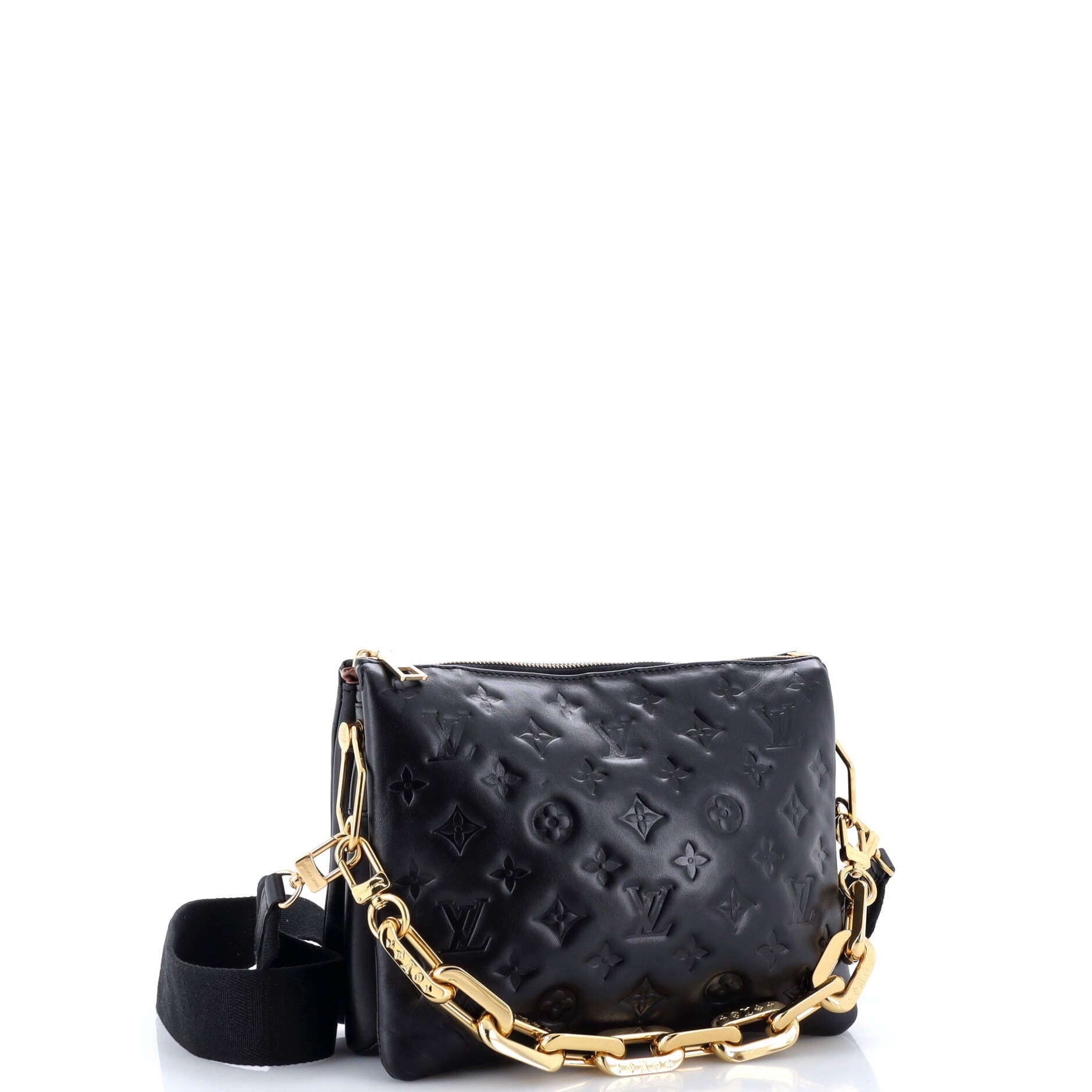 Coussin Bag Monogram Embossed Lambskin PM