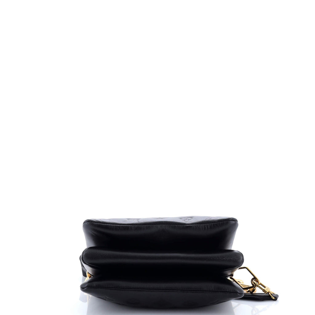 Coussin Bag Monogram Embossed Lambskin PM