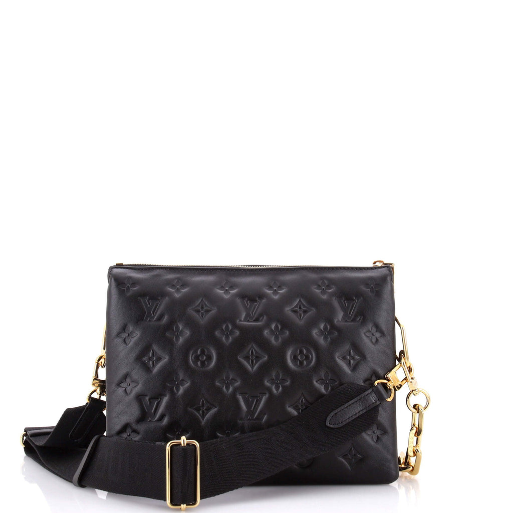 Coussin Bag Monogram Embossed Lambskin PM