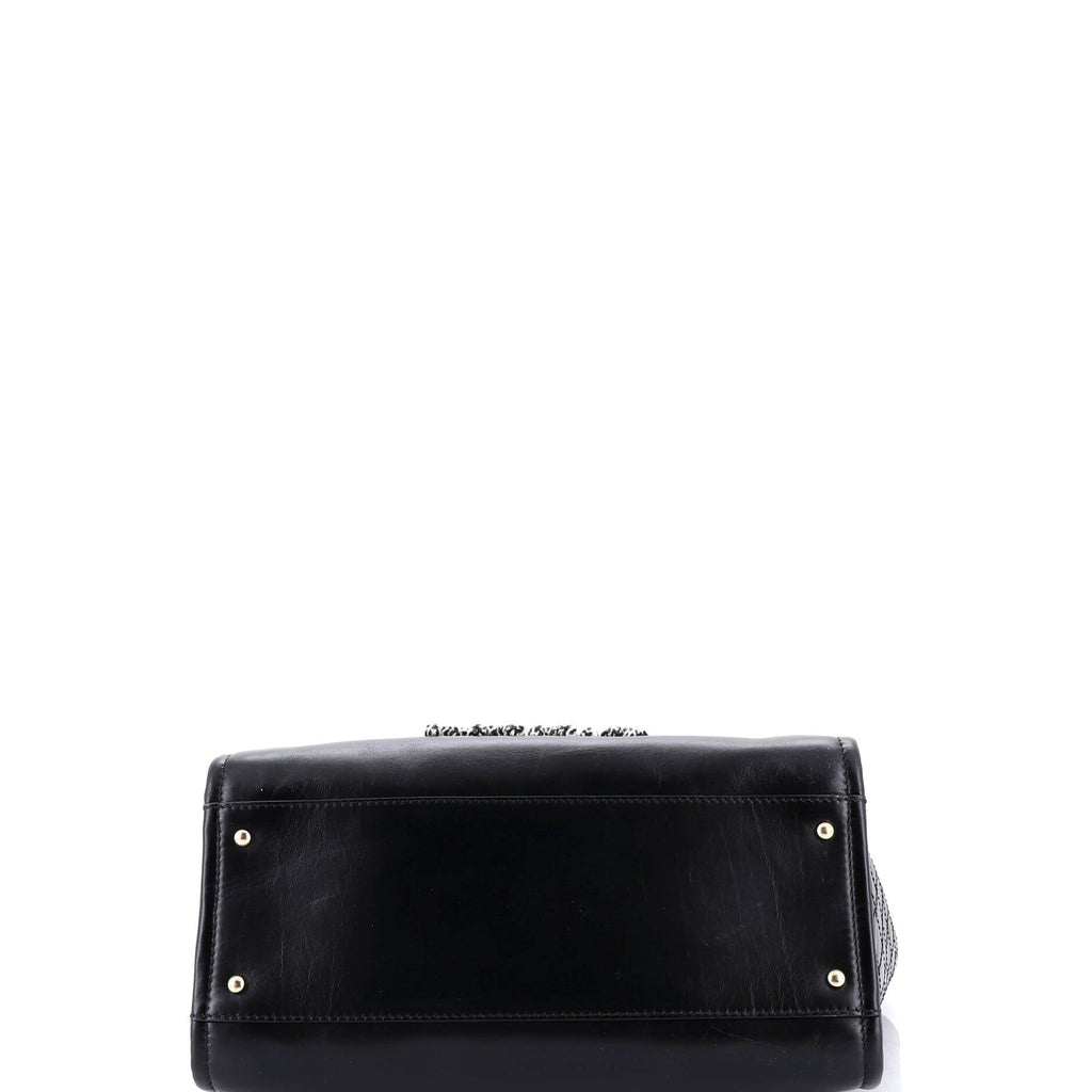 Deauville Tote Embellished Shiny Calfskin Medium