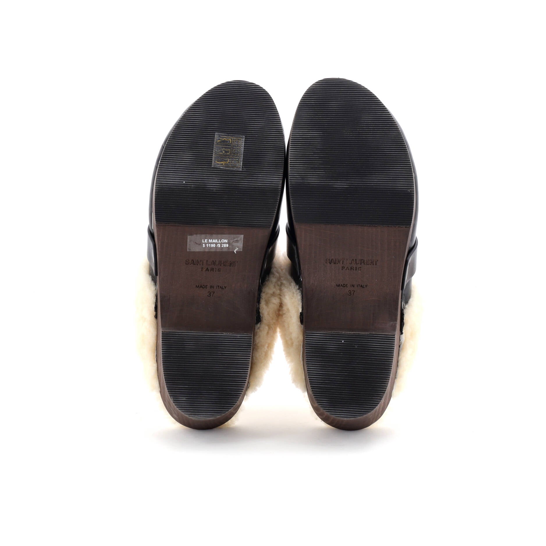 Women's Toff 15 Clog Mules Leather with Shearling