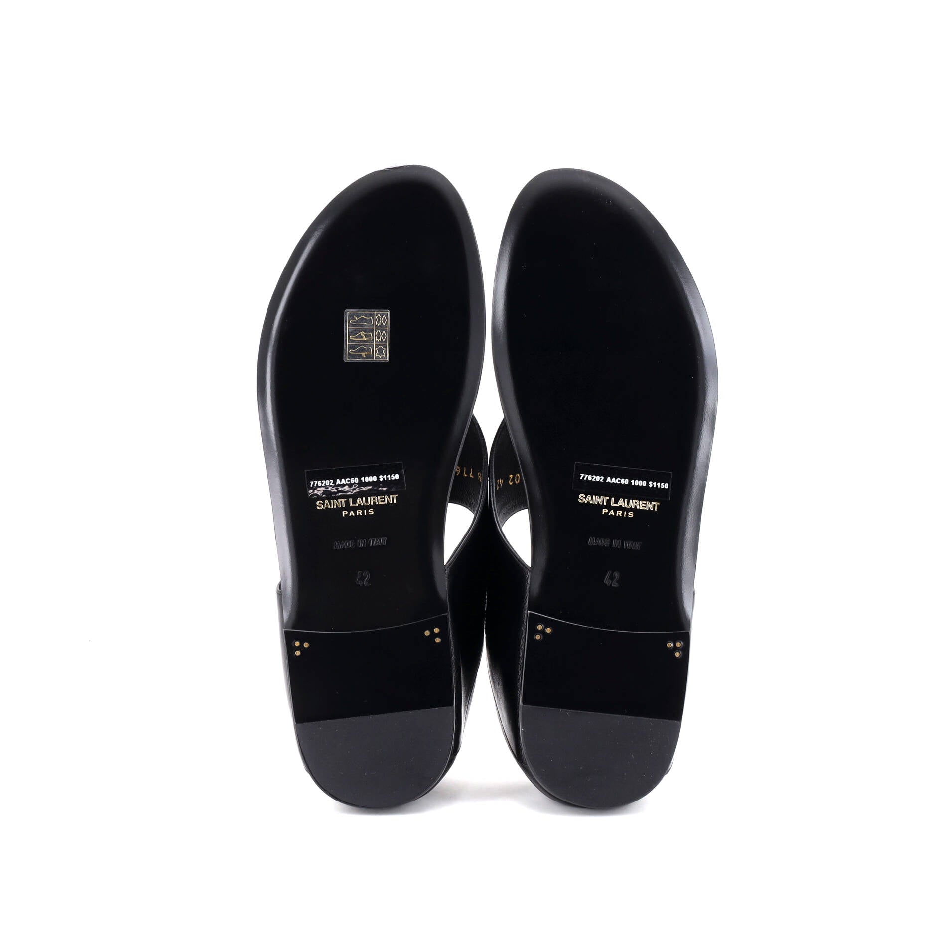 Women's Ring Flat Sandals Leather
