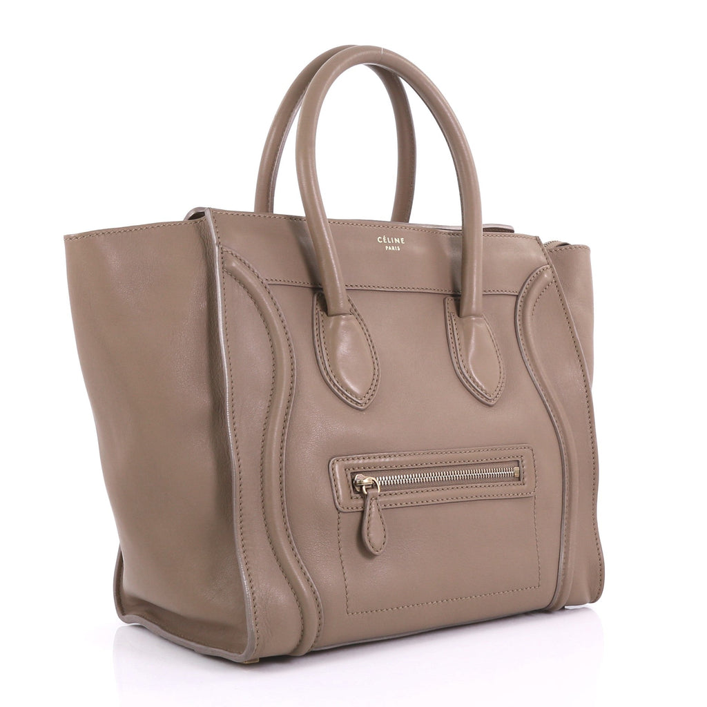 Luggage Handbag Smooth Leather Mini