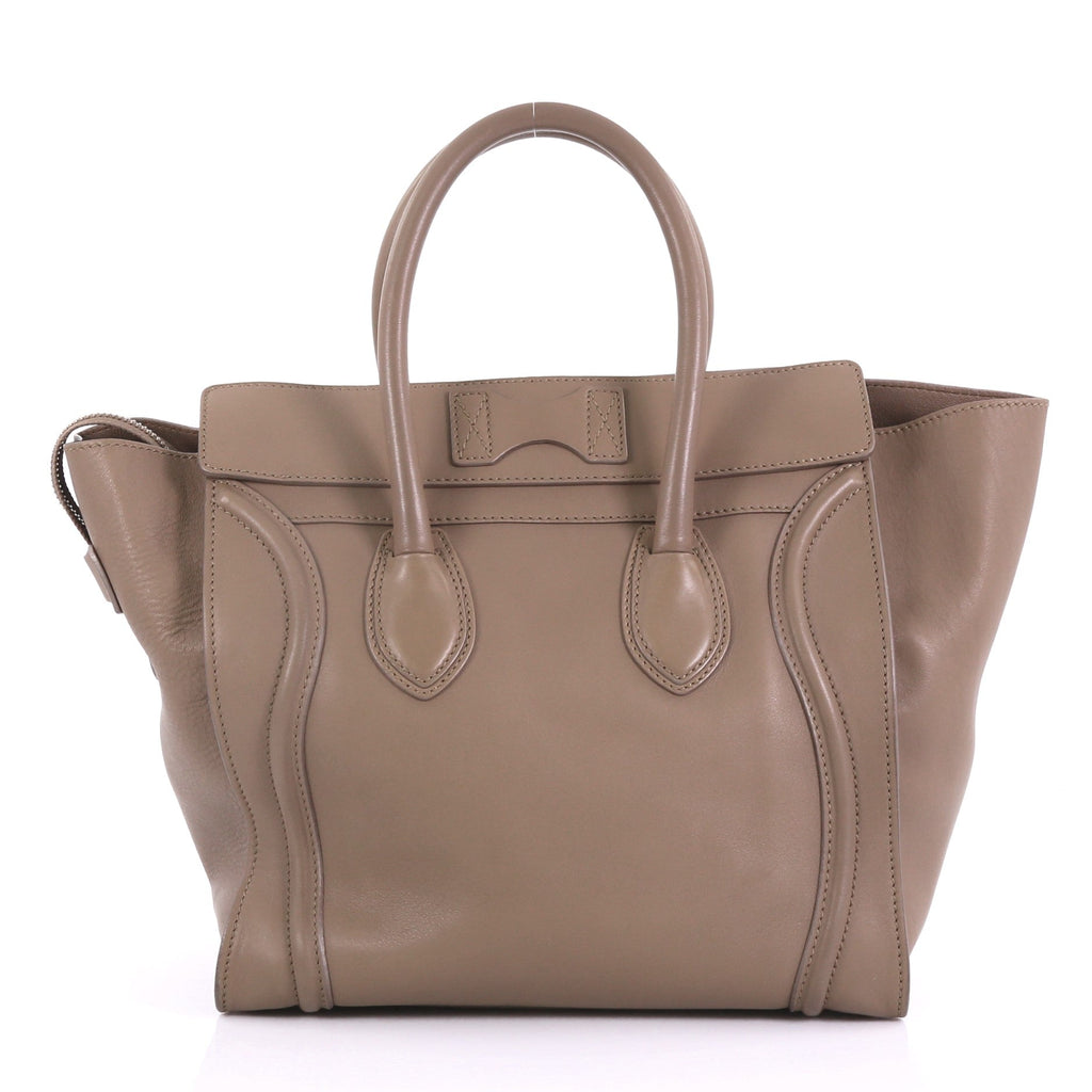 Luggage Handbag Smooth Leather Mini
