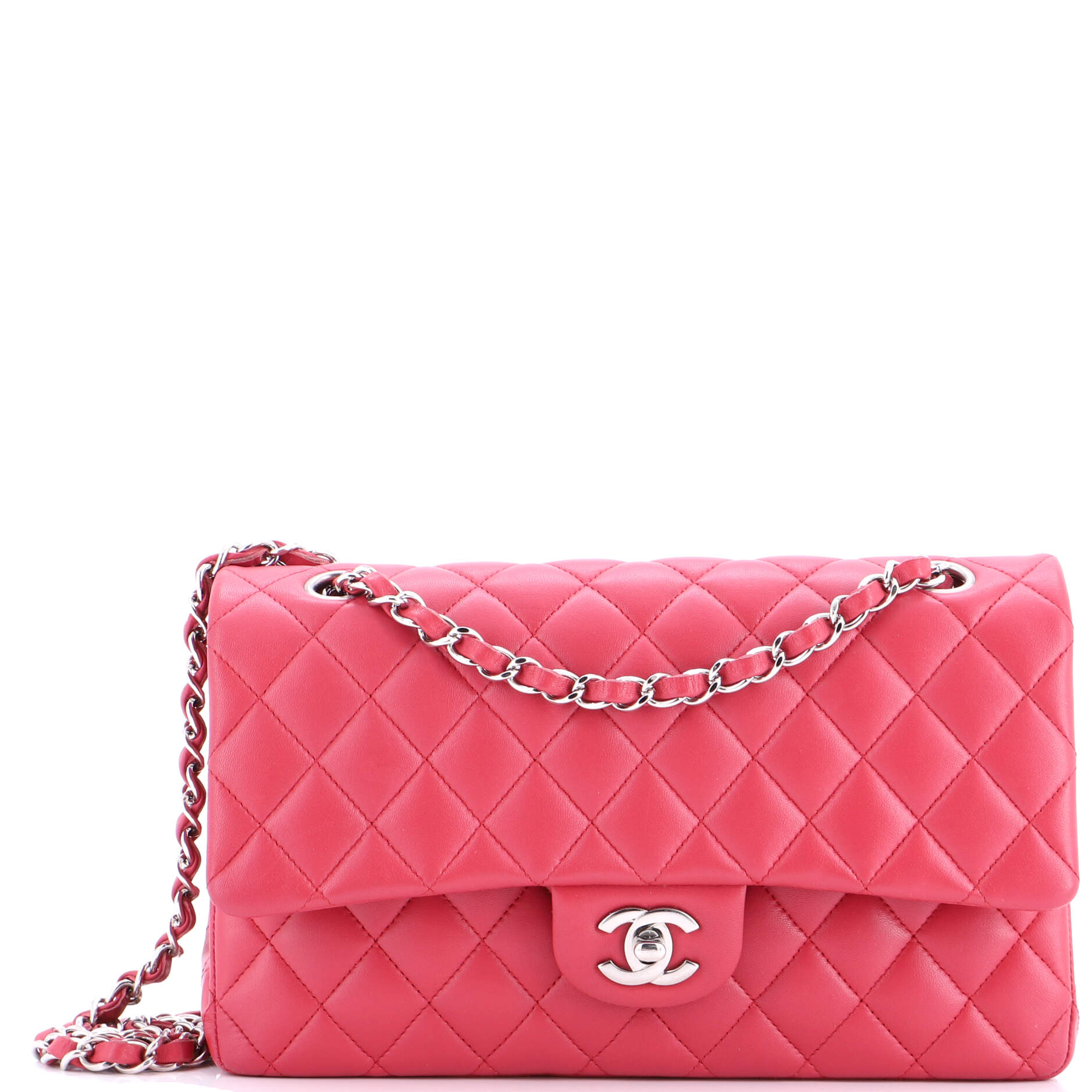 Classic Double Flap Bag Quilted Lambskin Medium